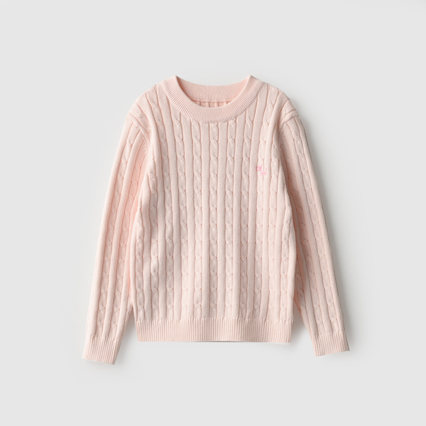 棉线毛衣 儿童圆领针织衫 男女童百搭长袖上衣 中童春秋款 童装,淘宝优惠券,粉丝福利购,淘宝优惠卷