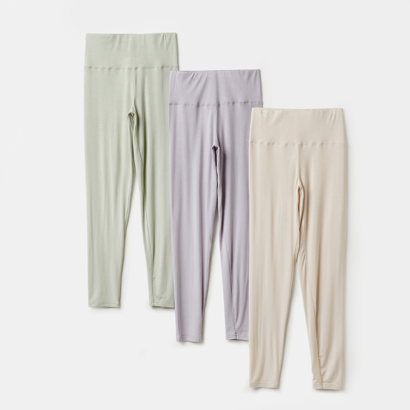 A类 女士莫代尔高腰针织秋裤 修身打底保暖裤 衬裤 秋冬款女装,淘宝优惠券,粉丝福利购,淘宝优惠卷