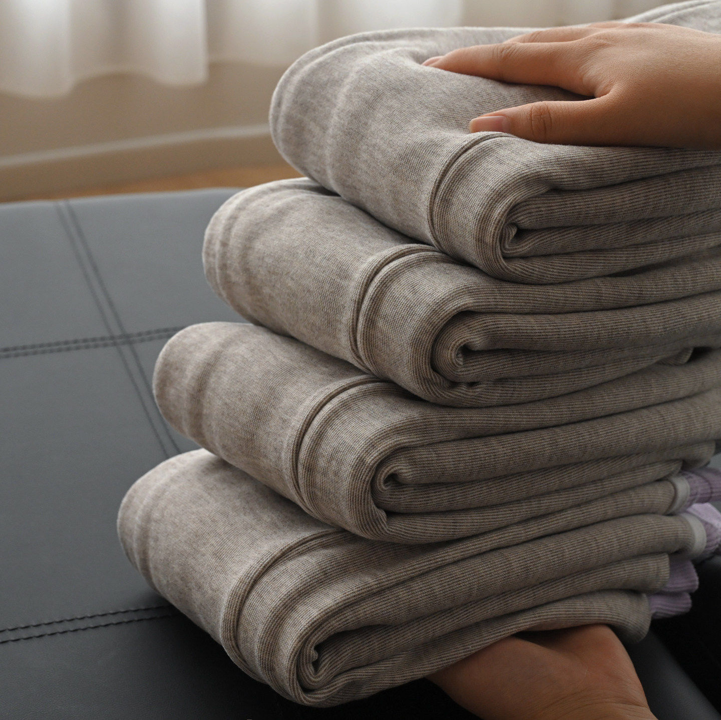 儿童双层加绒卫裤 女童一体绒收口运动裤厚保暖裤 中小童冬款童装,淘宝优惠券,粉丝福利购,淘宝优惠卷