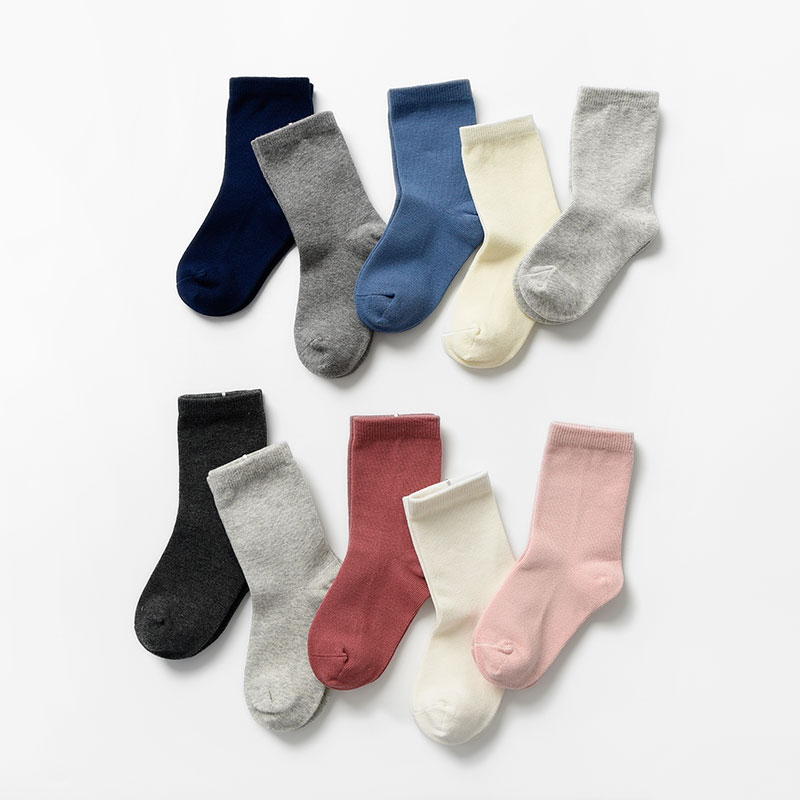 五双装 新疆长绒棉 儿童纯棉袜子 男女童长筒袜吸汗透气四季可穿,淘宝优惠券,粉丝福利购,淘宝优惠卷