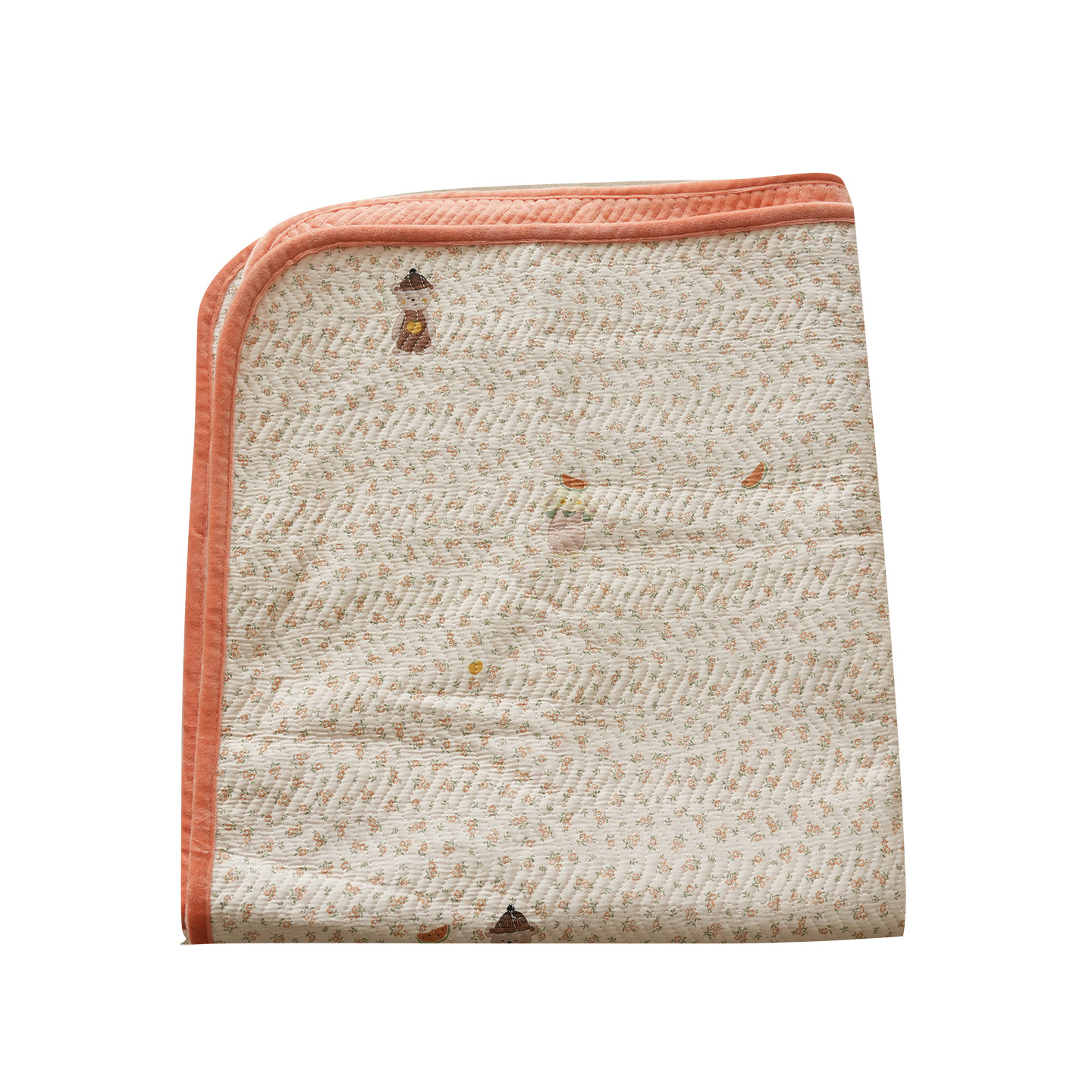 AB双面用 单人绗缝床单全棉床垫 反面宝宝绒学生宿舍可用 四季,淘宝优惠券,粉丝福利购,淘宝优惠卷