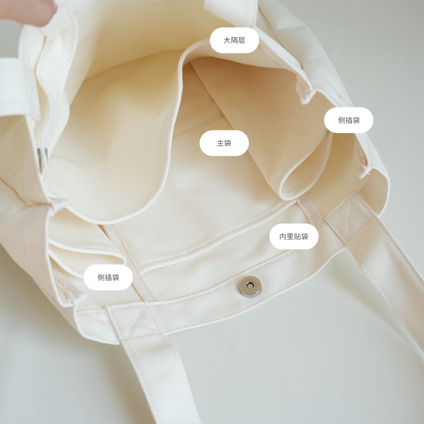 可放球拍 字母印花全棉帆布包 可单肩可手提 大容量休闲托特包k,淘宝优惠券,粉丝福利购,淘宝优惠卷