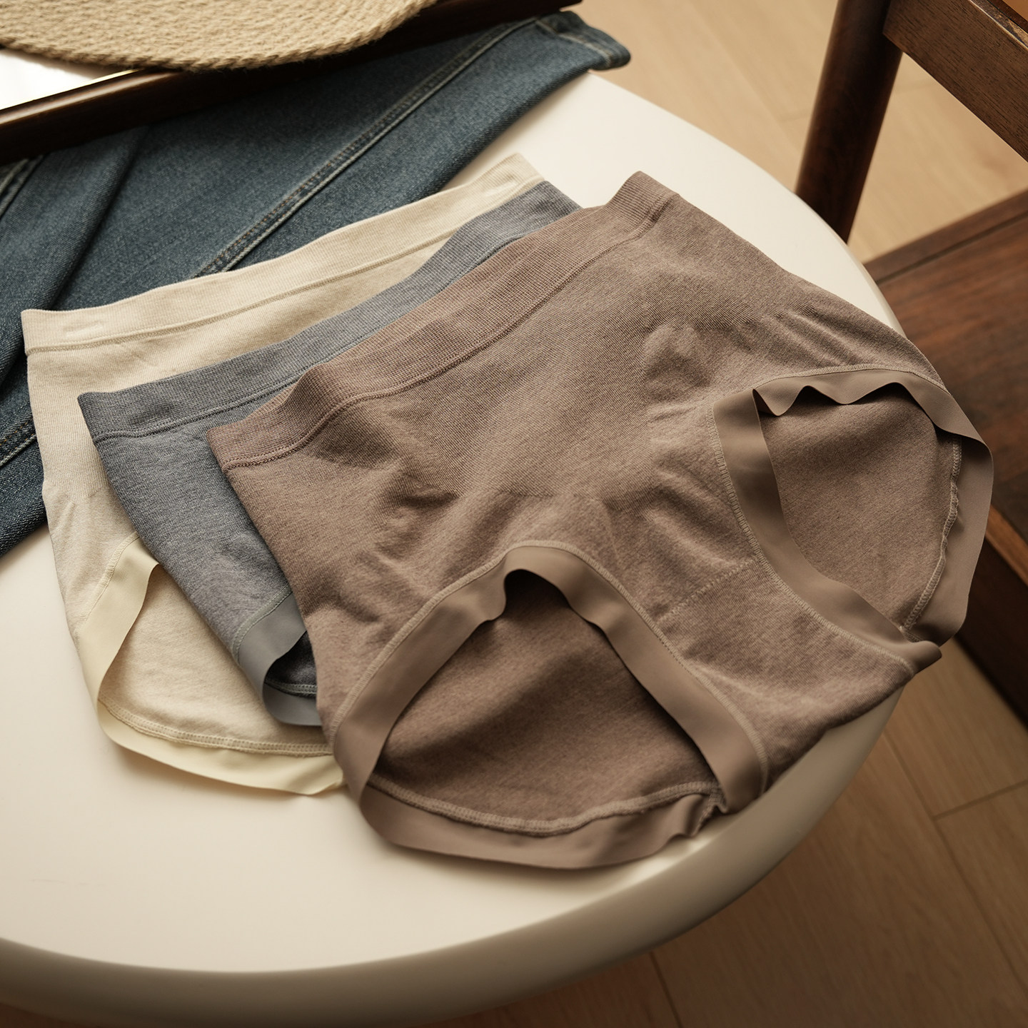 三件装内裤 高腰护肚 莱赛尔包臀内裤 三角内裤 四季可穿,淘宝优惠券,粉丝福利购,淘宝优惠卷