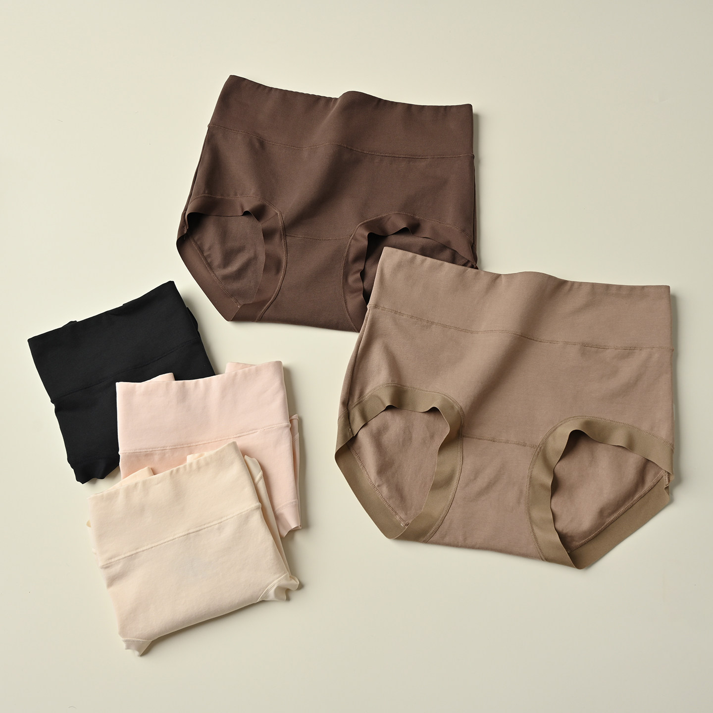 软乎乎 女士中高腰纯色内裤 弹力舒适莫代尔底裆 不卷边 四季款,淘宝优惠券,粉丝福利购,淘宝优惠卷