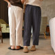 Lyocell Linen Slimming ໂສ້ງ Harem ຂອງແມ່ຍິງ