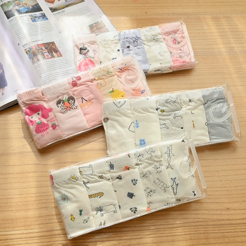 Детское хлопковое нижнее белье для мальчиков, мультяшные штаны, подходит для подростков