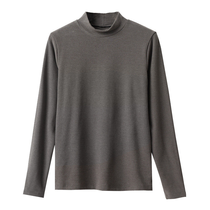 300g牙签绒恒温男士双面绒打底半高领长袖T恤保暖 秋冬款山东网店,淘宝优惠券,粉丝福利购,淘宝优惠卷