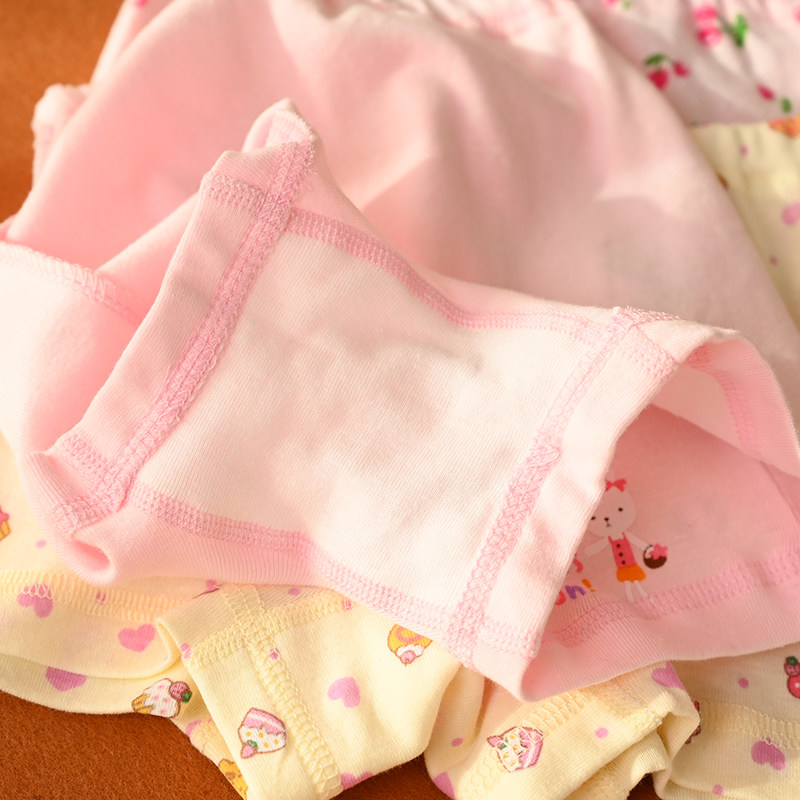 三件装 儿童纯棉内裤 女童卡通全棉平角裤 小童内衣 四季可穿,淘宝优惠券,粉丝福利购,淘宝优惠卷
