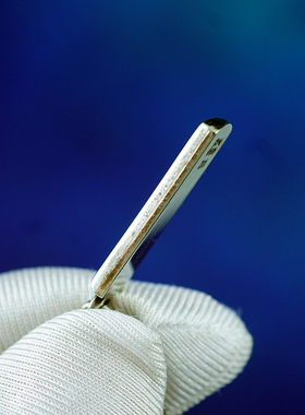 早期日本匠人手工925纯银项链锁链首饰0.02克拉天然宝石钻石吊坠