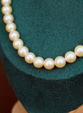 日本天然海水珍珠silver纯银7mm正圆项链首饰高贵奢华洁白复古