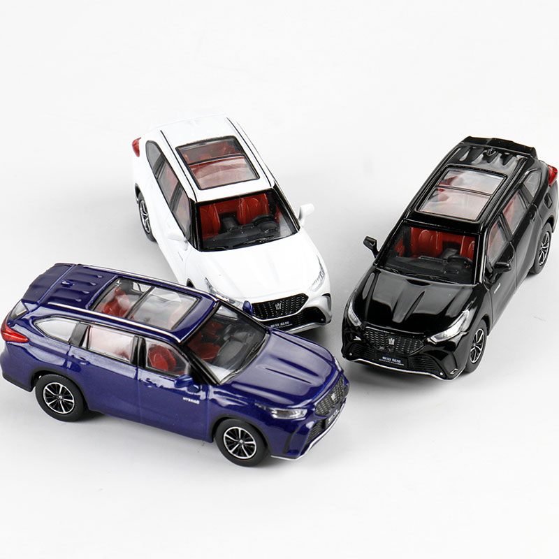 JKM 1:64金属仿真丰田皇冠陆放小汽车模型玩具合金底摆设模型 - 图1