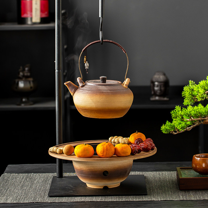 围炉煮茶器具全套室内电陶炉煮茶壶茶具套装网红自在钩悬挂式吊壶,淘宝优惠券,粉丝福利购,淘宝优惠卷