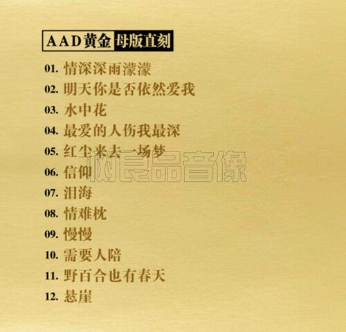 正版乐升唱片 孙露明天你是否依然爱我AAD黄金母盘1：1直刻CD - 图0