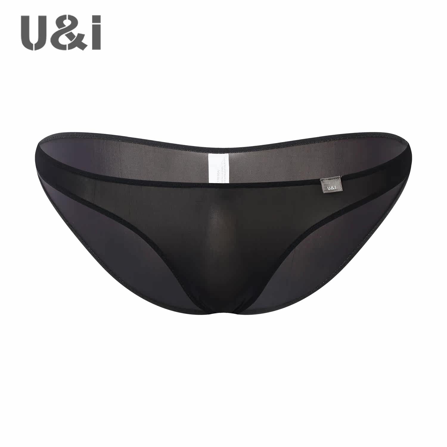 U＆I男士三角内裤薄微透冰丝超低腰性感一片无痕男女通用纯色,淘宝优惠券,粉丝福利购,淘宝优惠卷