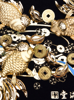 金玉满堂金箔画搬新家乔迁新居