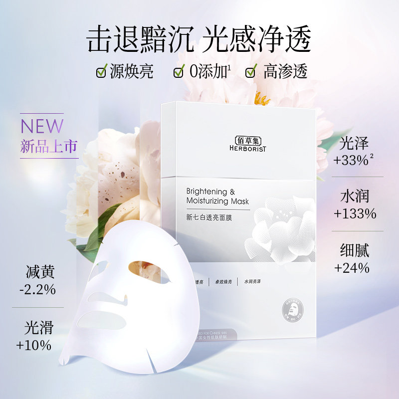 佰草集新七白美白补水保湿水乳礼盒 佰草集面部护理套装