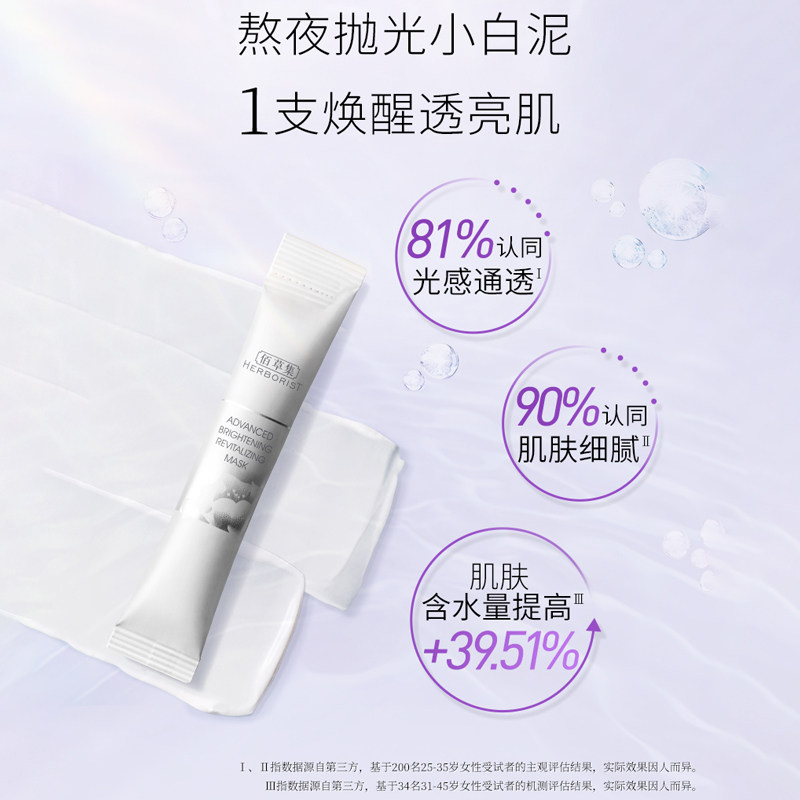 佰草集新七白透亮白泥细腻面膜 佰草集涂抹面膜