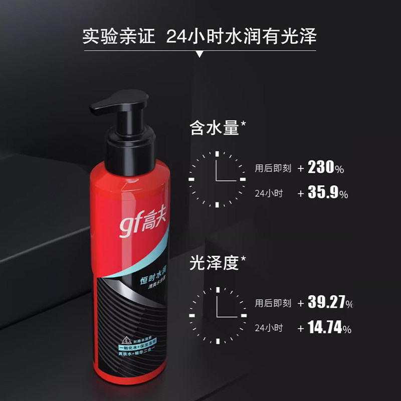 高夫恒时水润水份露男士补水爽肤水 高夫男士爽肤水