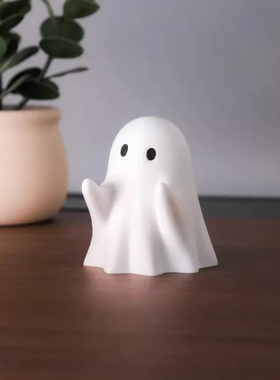 万圣节幽灵树脂桌面笔托摆件