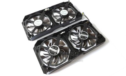 索泰 GTX1060-6GD5毁灭者HA P106-100掘金版 显卡风扇 带外壳 - 图2