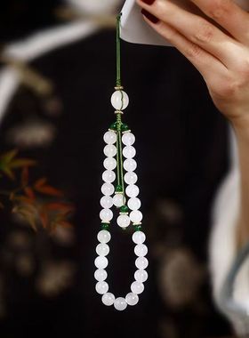 单语女琉璃韩版简约国风手机链潮