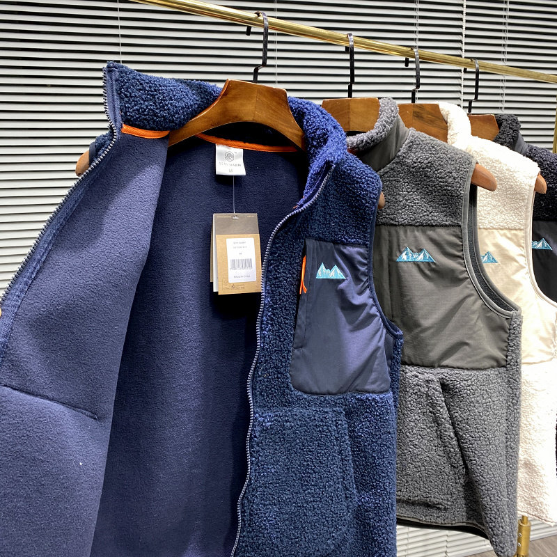 日单尖货！外贸男装情侣马甲摇粒绒保暖背心户外运动立领坎肩外套,淘宝优惠券,粉丝福利购,淘宝优惠卷