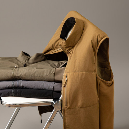 重磅！君版系列！秋冬轻量化户外防风防水休闲运动棉服背心马甲潮 - 图2