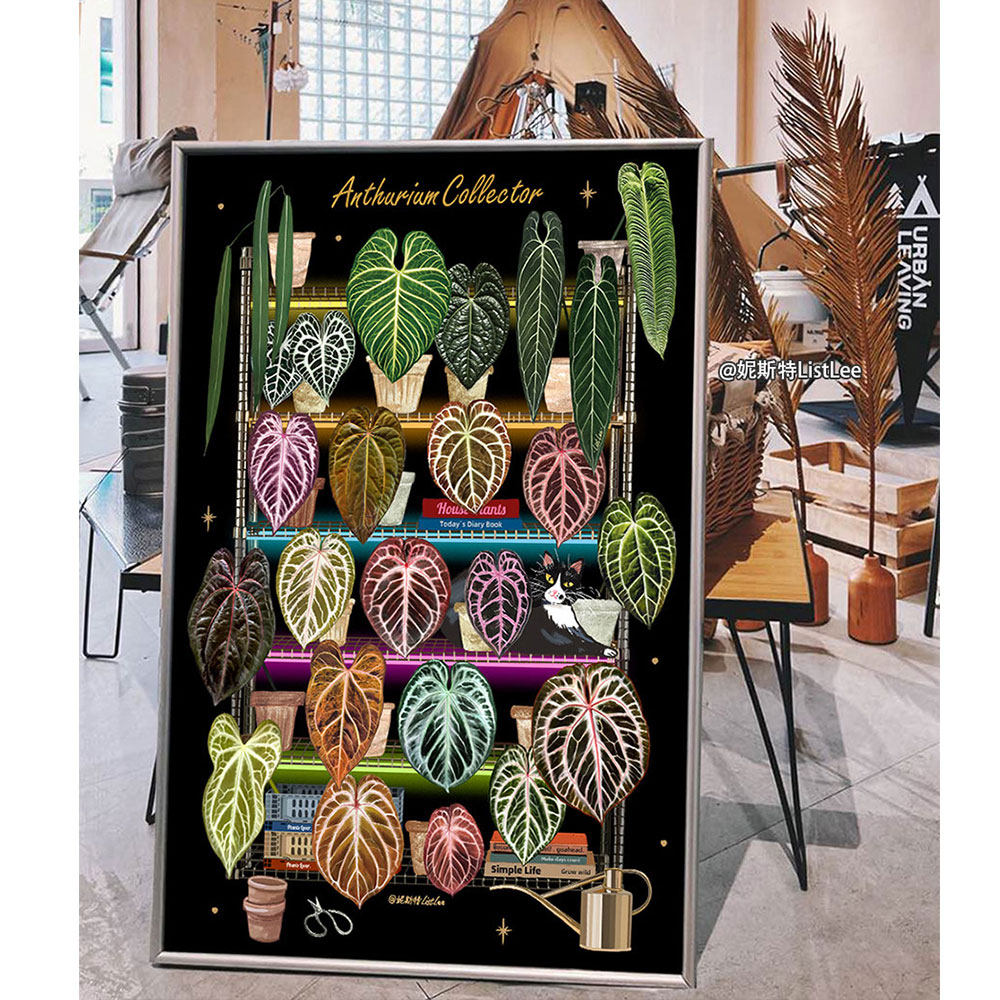 总有美好在发生 | 北欧INS风植物画 原创客厅装饰画玄关沙发挂画,淘宝优惠券,粉丝福利购,淘宝优惠卷