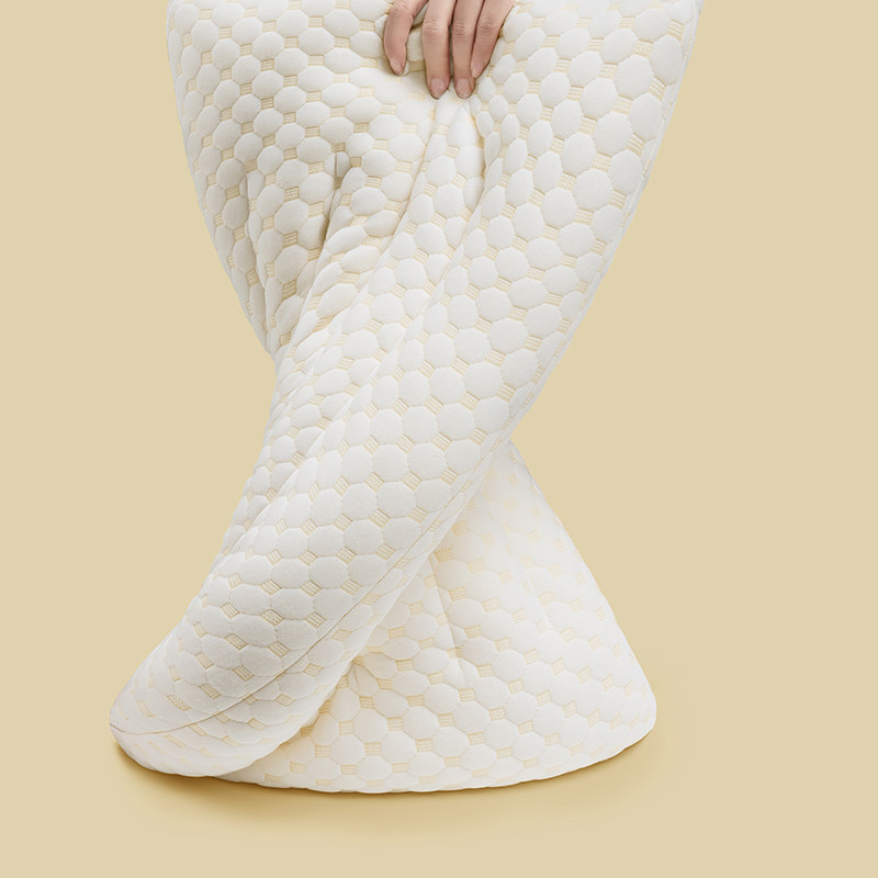 低颈椎矮软儿童睡眠整头一对乳胶枕 黛圣婕枕头/枕芯