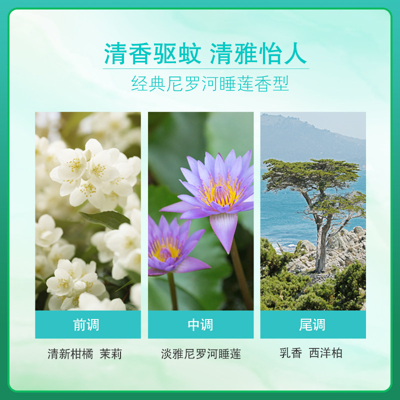 六神花露水驱蚊冰莲香180ml蚊不叮 联购家居花露水