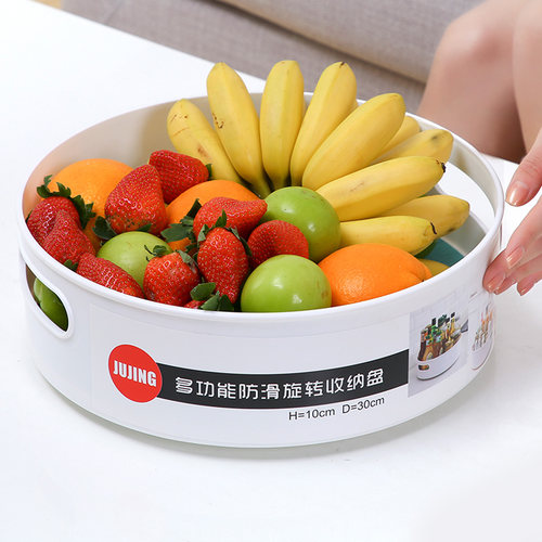 调料置物架旋转调料架厨房收纳盒调料品神器省空间多功能整理转盘 - 图1