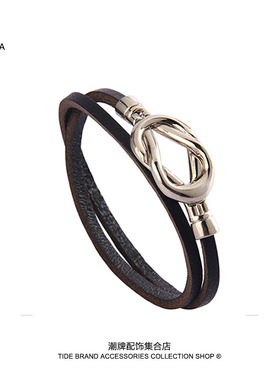 复古真皮手链项链两用