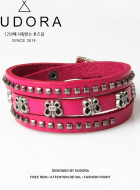 舞台表演金属铆钉欧美风学生手链