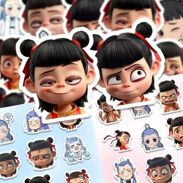 Nezha Sticker Demon Boy Naohai peripheral Ao Bing pocketbook