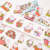 Flower Garden Plant Stickers DIY Notebook