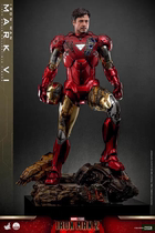 QS025 Hottoys 1 4  Movie Iron Man MK6 Donnibing People occasionally