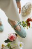 Sister Peng French retro Mary Jane shoes sheepskin granny shoes