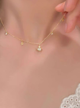 守护之星轻奢满天星项链配饰