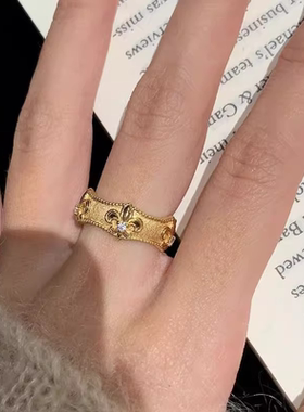 中古宫廷风戒指女复古港风