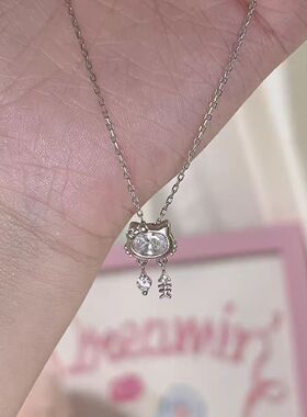 2026新款爆款气质猫咪项链女