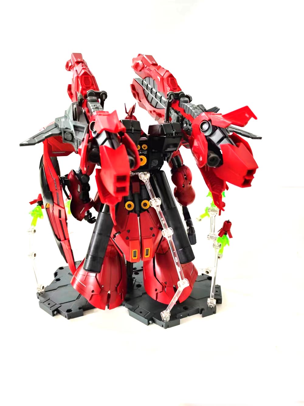 MG 100福冈 SAZABI MSN-04沙札比沙煞比蟹钳电磁炮高达模型-图0