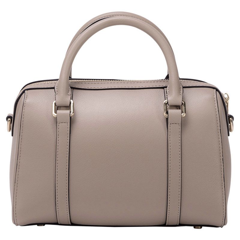 牛皮品牌新款大容量通勤女波士顿包 半坡饰族女士包袋