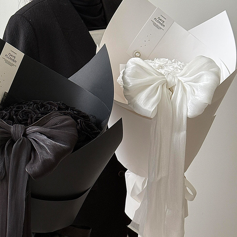 法式珠光雪缎带布料鲜花花束包装带蝴蝶结装饰花艺手工diy材料,淘宝优惠券,粉丝福利购,淘宝优惠卷