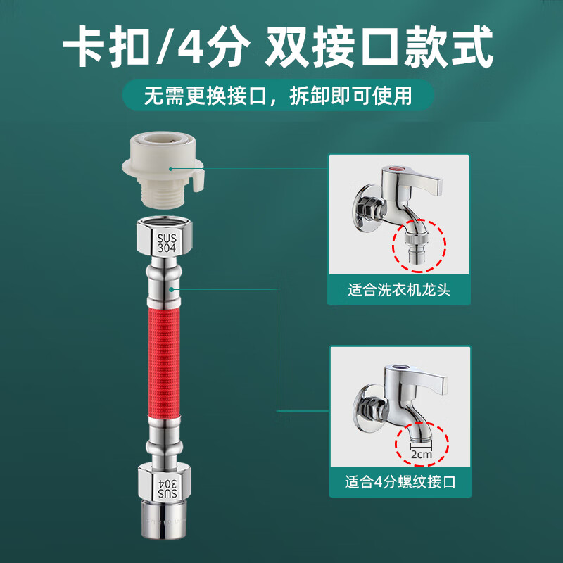 水龙头延伸器出水嘴阳台加长延长软管万向可旋转起泡器防溅水神器-图3