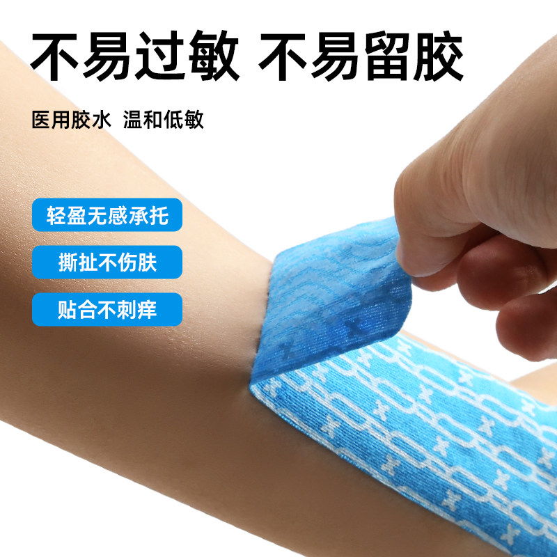 髂胫束肌肉贴专业运动员膝盖外侧预分切运动绷带肌内效贴低敏防水,淘宝优惠券,粉丝福利购,淘宝优惠卷