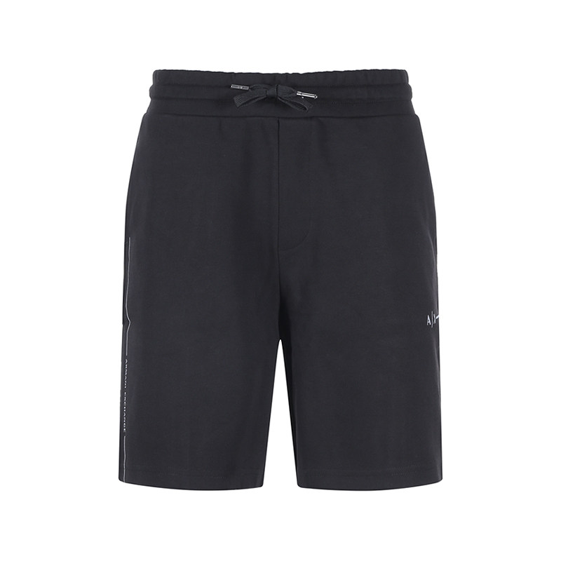 Armani阿玛尼AX男士徽标印花运动休闲裤短裤五分裤银泰百货300095,淘宝优惠券,粉丝福利购,淘宝优惠卷