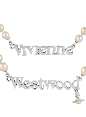 Vivienne Westwood西太后 26春夏新品女士字体logo双重项链300217