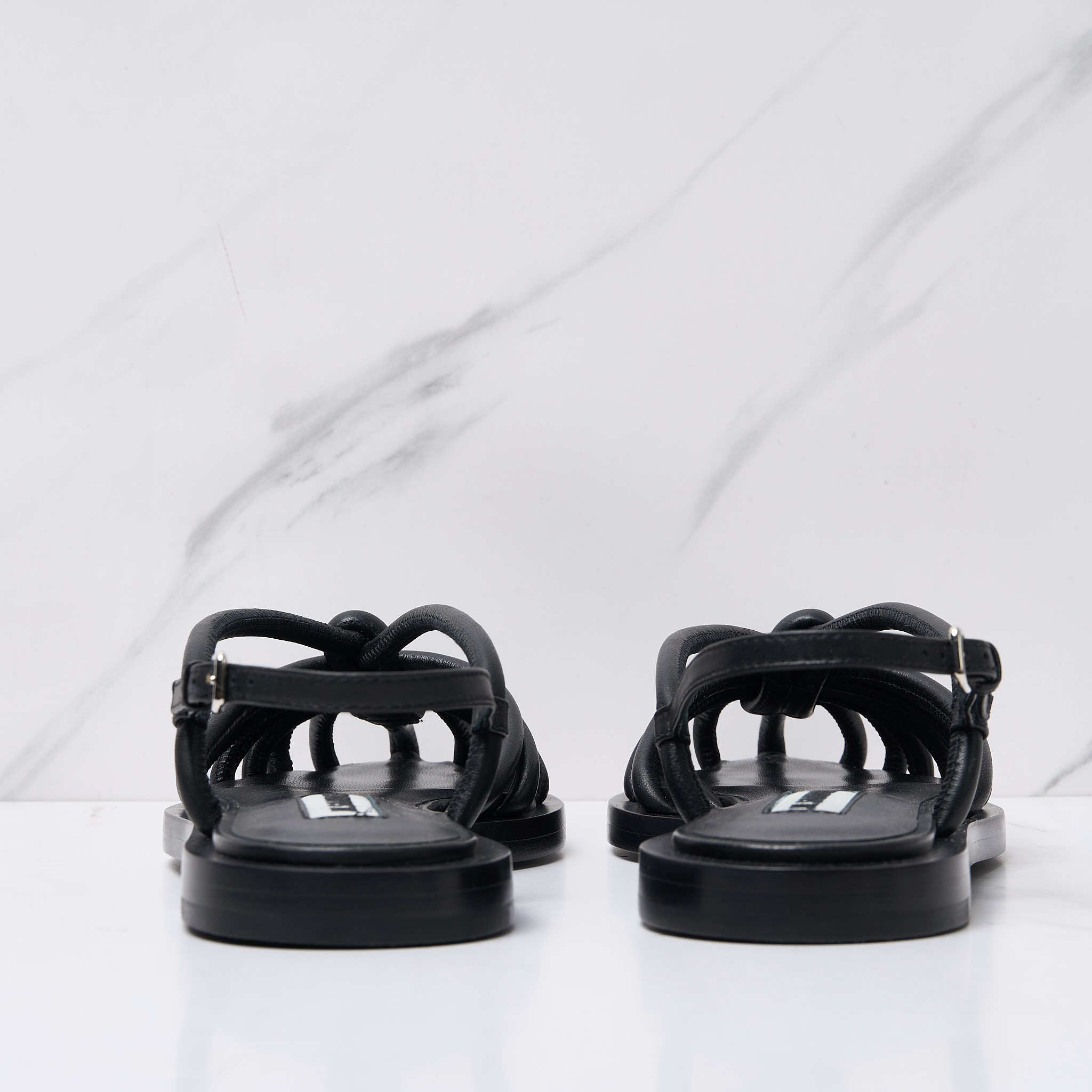 Jil Sander女士绑带编织平底凉鞋休闲凉鞋银泰百货精品 301596,淘宝优惠券,粉丝福利购,淘宝优惠卷