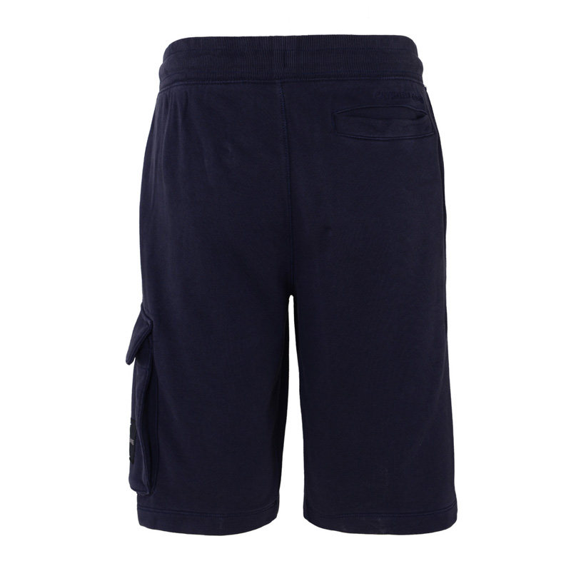 calvin klein男士藏青色简约短裤 银泰百货精品休闲裤