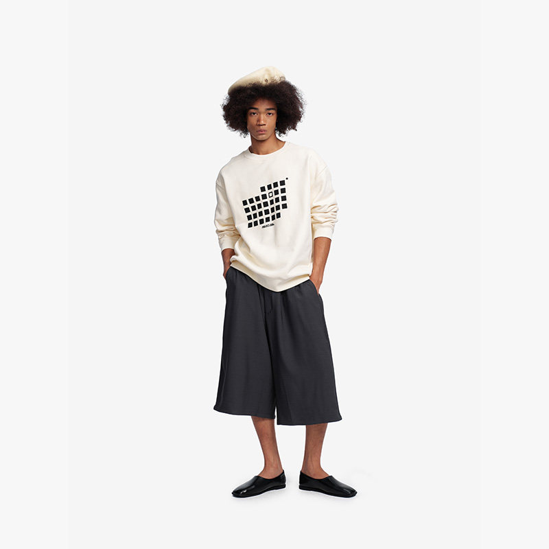 PROJECTJOIN 秋冬新款男女镶边休闲阔腿短裤银泰百货 300228,淘宝优惠券,粉丝福利购,淘宝优惠卷